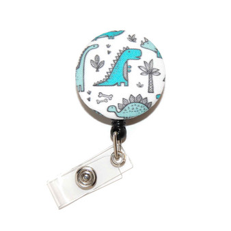 Dinosaurs on Mint ID Badge Reel  Picture 1