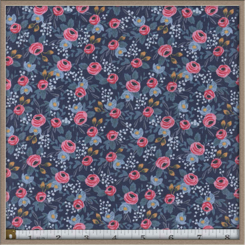 Coral & Navy Floral