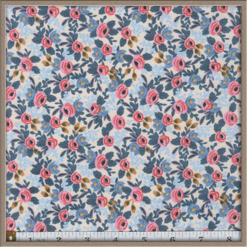 Coral & White Floral