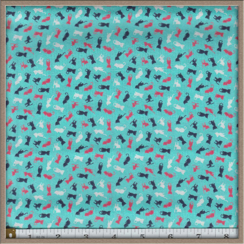 Cats on Blue