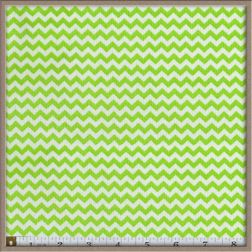 Chevron Lime Green A
