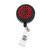 black swiss dot personalized id badge reel black swiss dot personalized id badge reel