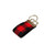 black & red buffalo check keychain in mini version black & red buffalo check keychain in mini version