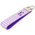 Purple Chevron Personalized Key Fob Purple Chevron Personalized Key Fob
