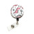 dinosaurs on pink id badge reel  picture 2