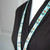 pittbull mint fabric lanyard on mannequin facing left
