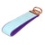 sky blue seersucker keychain rose hardware in wristlet size