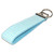 aqua and mint seersucker keychain silver hardware in wristlet size aqua and mint seersucker keychain silver hardware in wristlet size