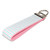mint and pink seersucker keychain silver hardware in wristlet size mint and pink seersucker keychain silver hardware in wristlet size