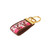 brown cow with flowers keychain gold hardware in mini size brown cow with flowers keychain gold hardware in mini size
