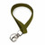 avocado green fabric lanyard