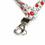 apple alphabet fabric lanyard close up image