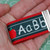 alphabet on chalkboard keychain in hand mini version