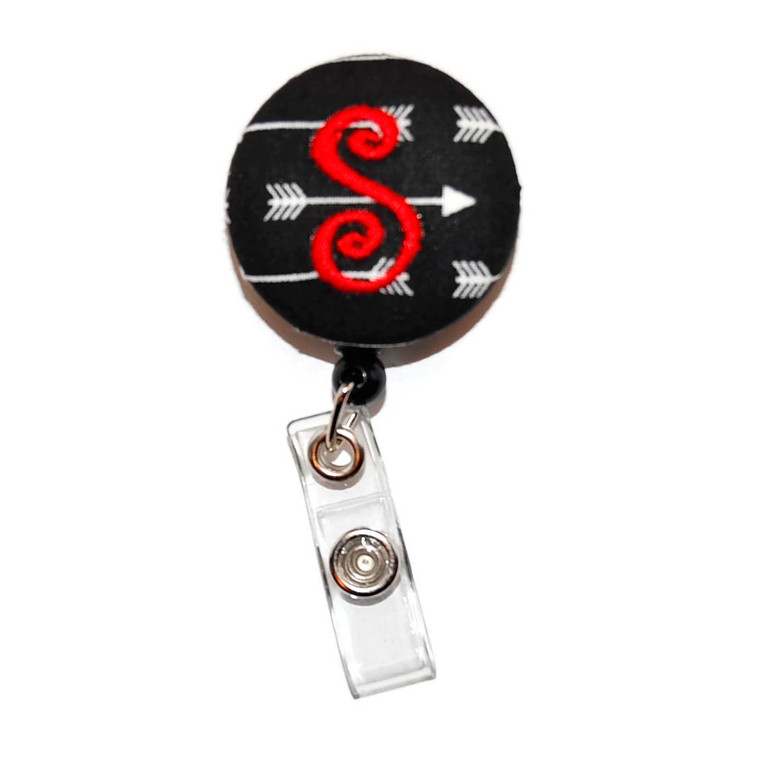  personalized id badge reel