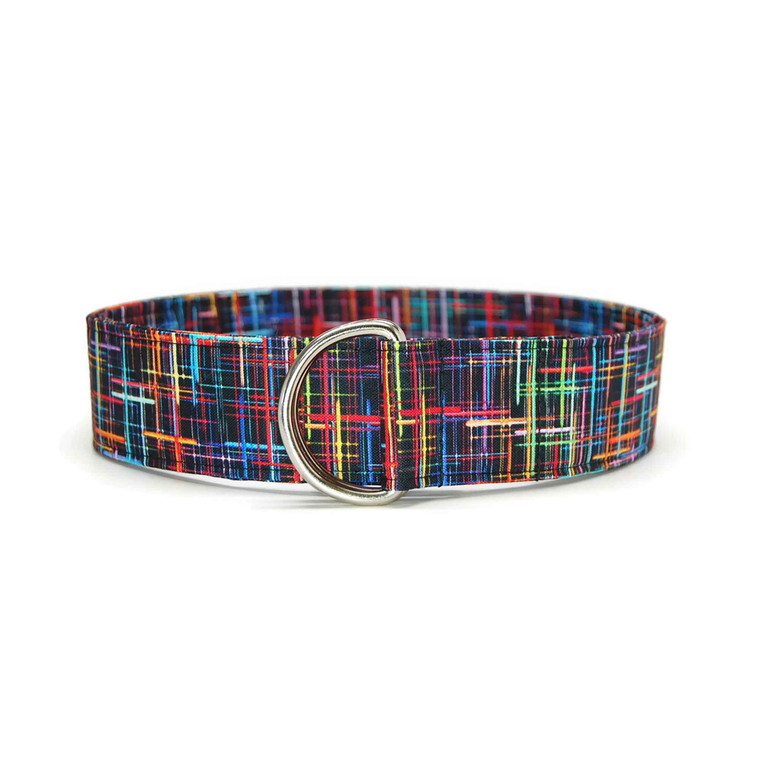 Multi Cross Hatch Fabric Belt  Picture 1