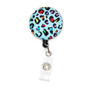 Colorful Leopard ID Badge Reel  Picture 1