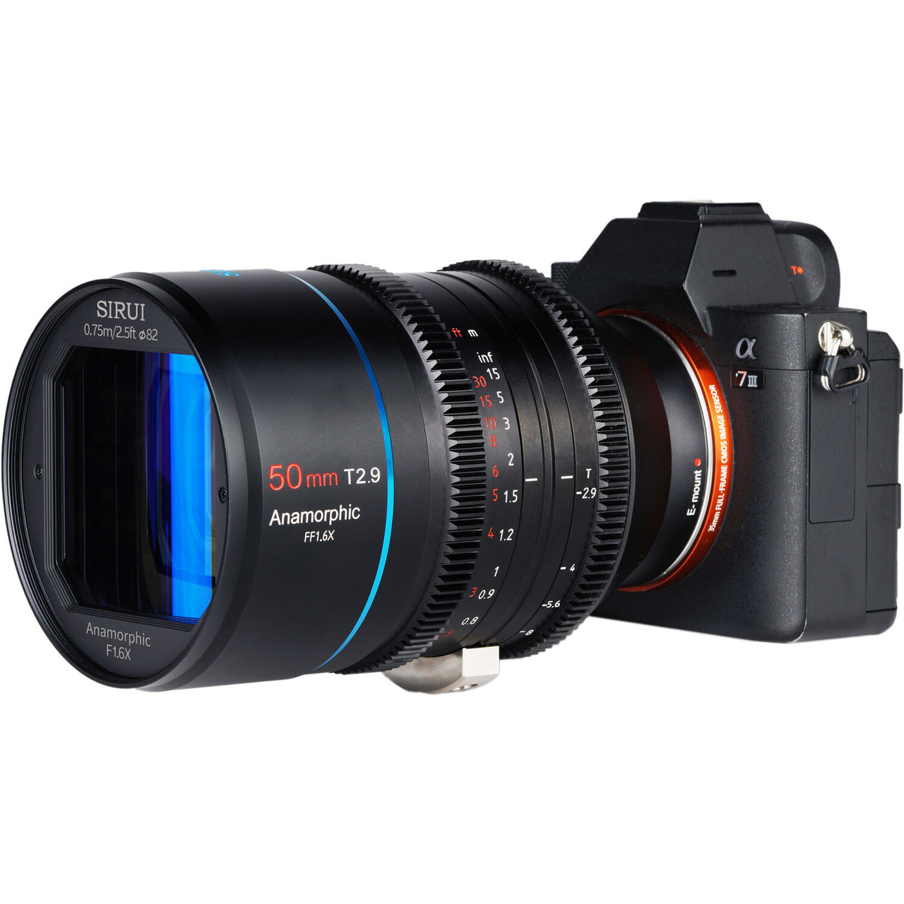 Sirui 50mm T2.9 Full Frame 1.6x Anamorphic Lens