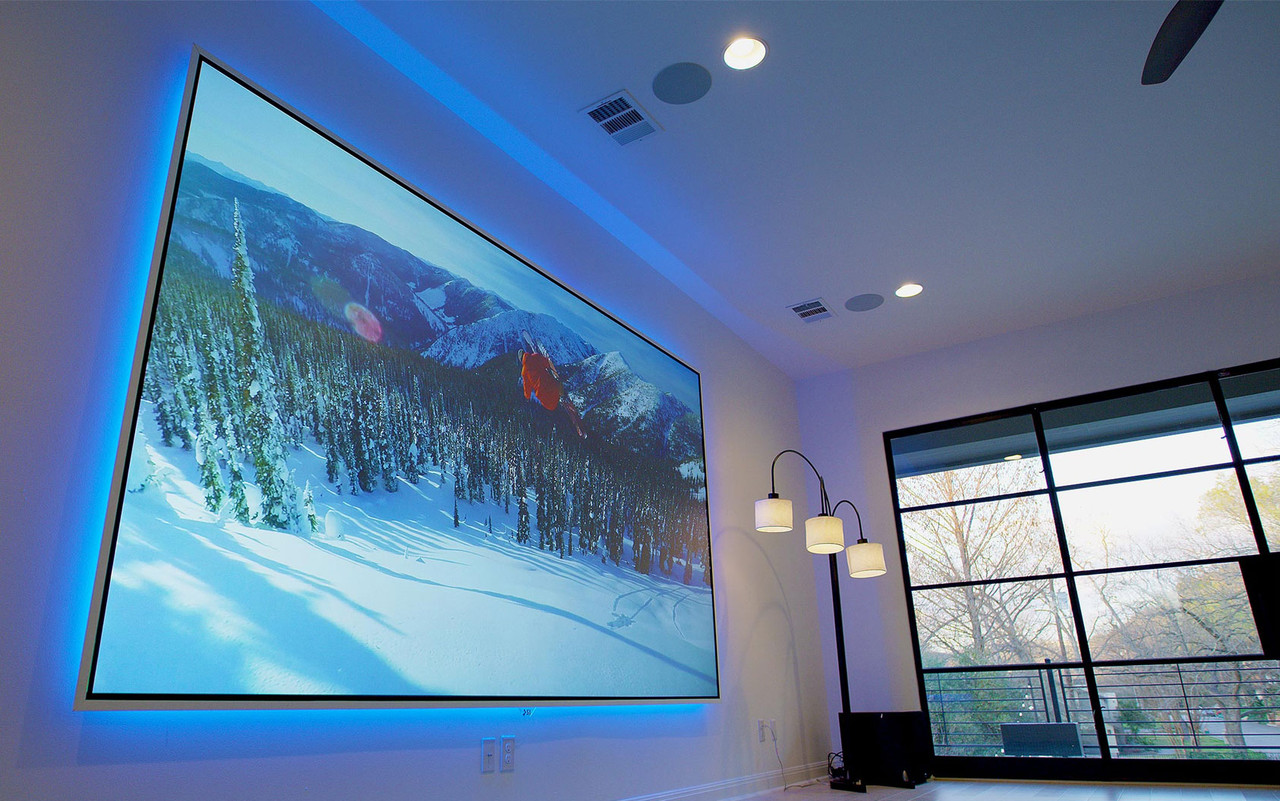 Screen Innovations 220” Zero Edge Pro Fixed Screen with Slate ALR Material