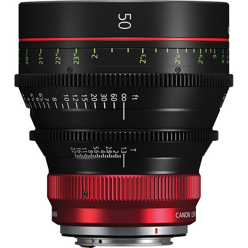 Canon CN-R 50mm T1.3 L F Cinema Prime Lens
