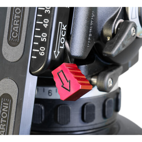 Tête Fluide Cartoni/O'Connor Focus 100mm - Pour Trépied Vidéo, Capacité 24 Lb, Occasion Révisée