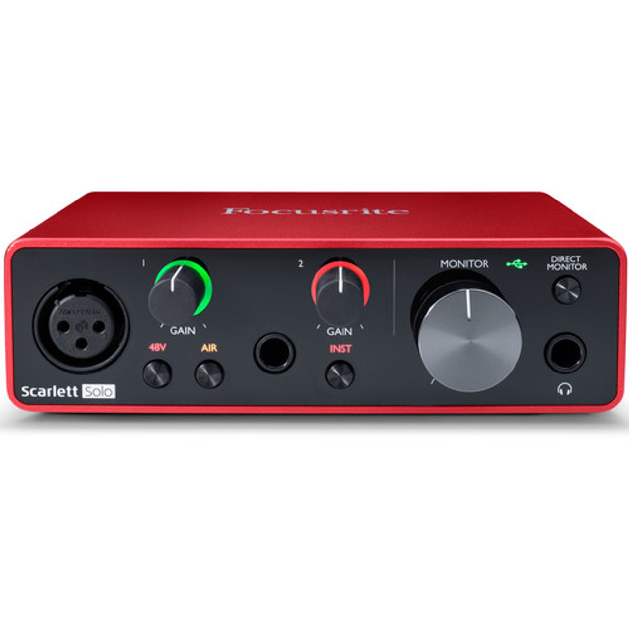 Focusrite Scarlett Solo USBオーディオインターフェース Focusrite Scarlett Solo (4th Gen) USB Audio Interface STUDIO
