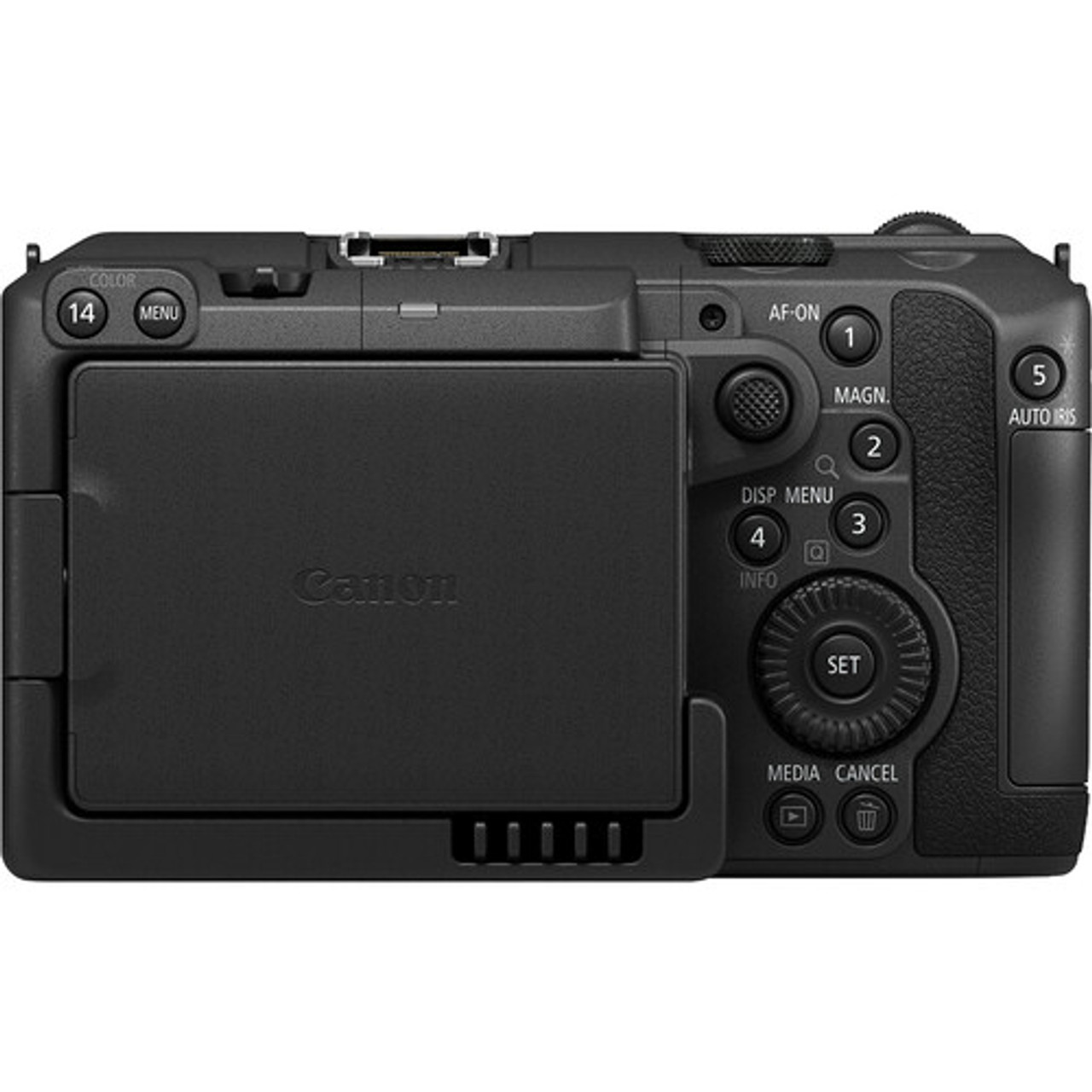 EOS C50 rear view