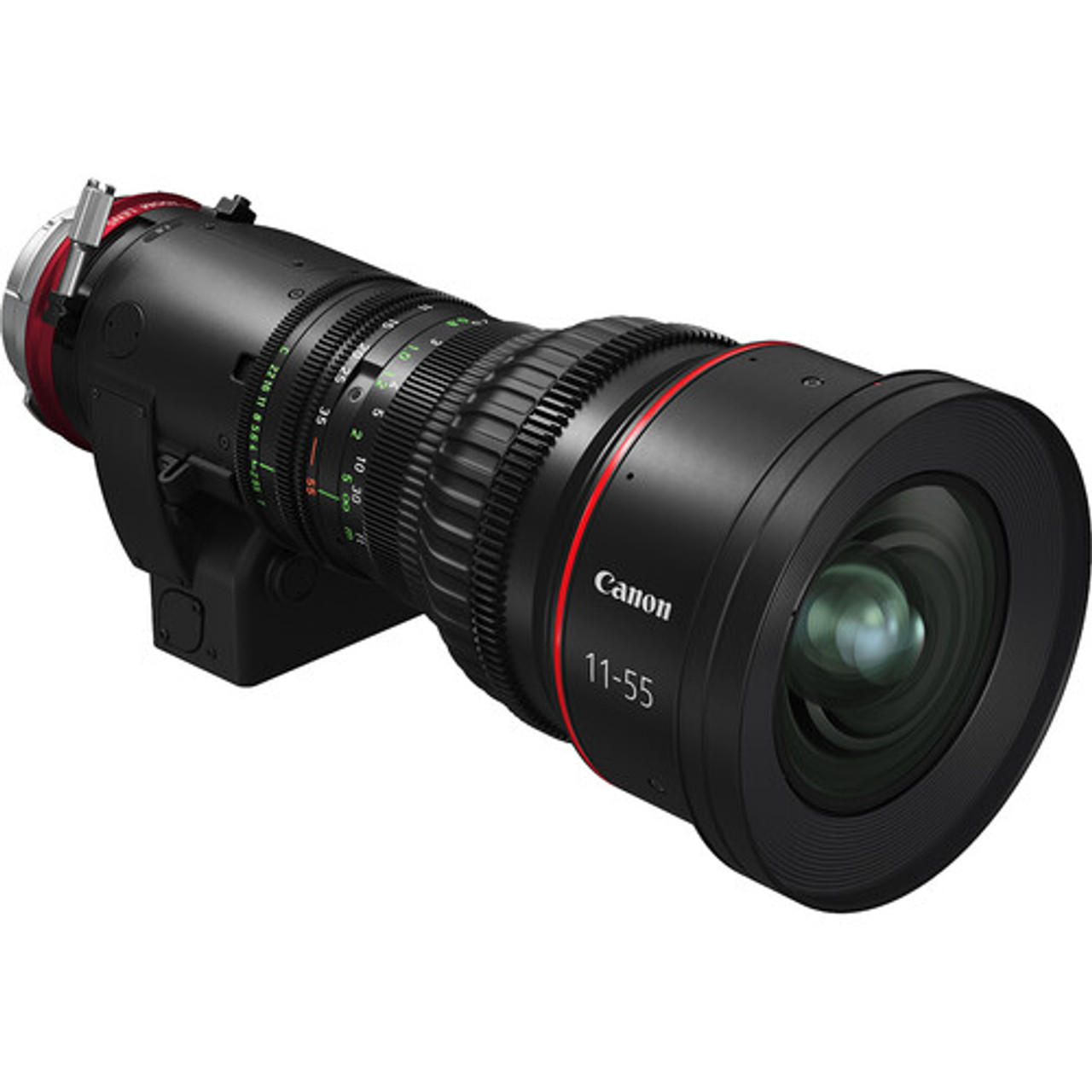 Canon CINE-SERVO 11–55mm — drive unit close-up