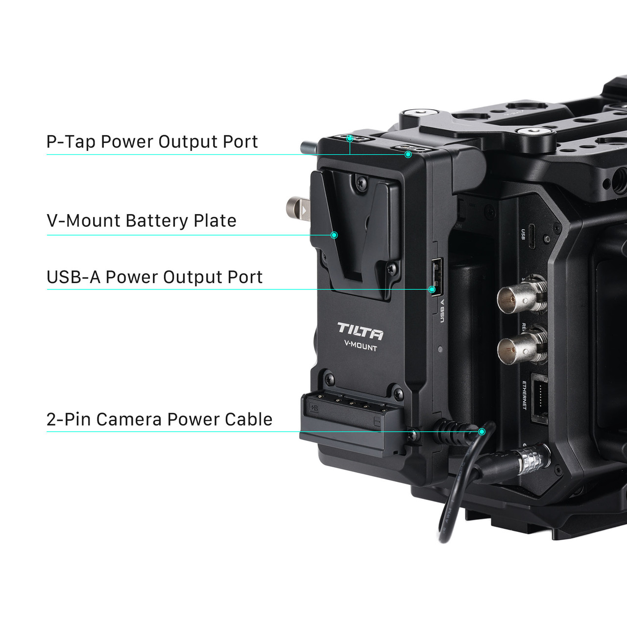 Tilta Foldable Battery Plate for Blackmagic PYXIS 6K/12K - V Mount