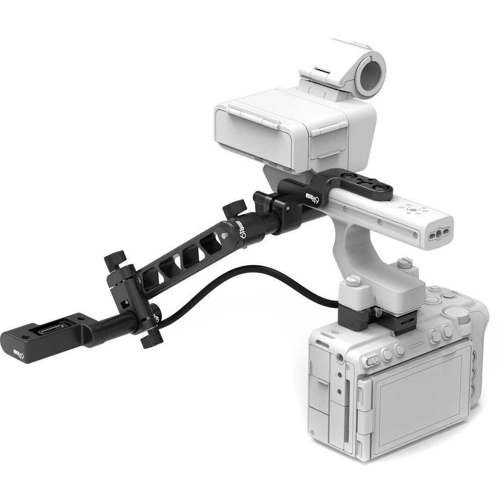 Mid49 EVF Cable & XLR Handle Riser with Mounting Kit for Sony FX5