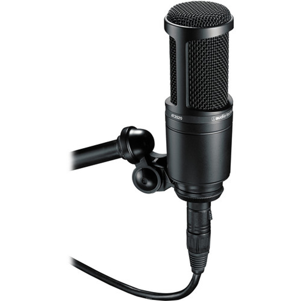 Audio Technica AT2020 Studio Recording Microphone-Cardioid Condenser  Mic+Boom 