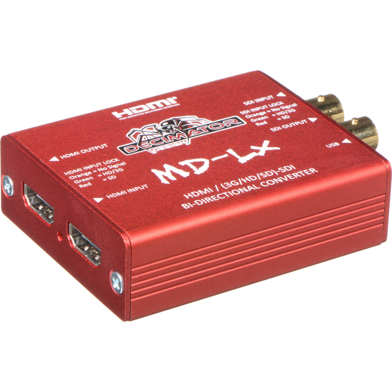 kaos Tænke nød Decimator MD-LX HDMI/SDI Bi-Directional Converter for 3G/HD/SD