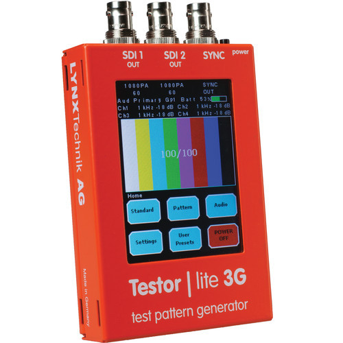 Lynx Technik AG PTG 1802 Testor Lite 3G-SDI Test Pattern Generator