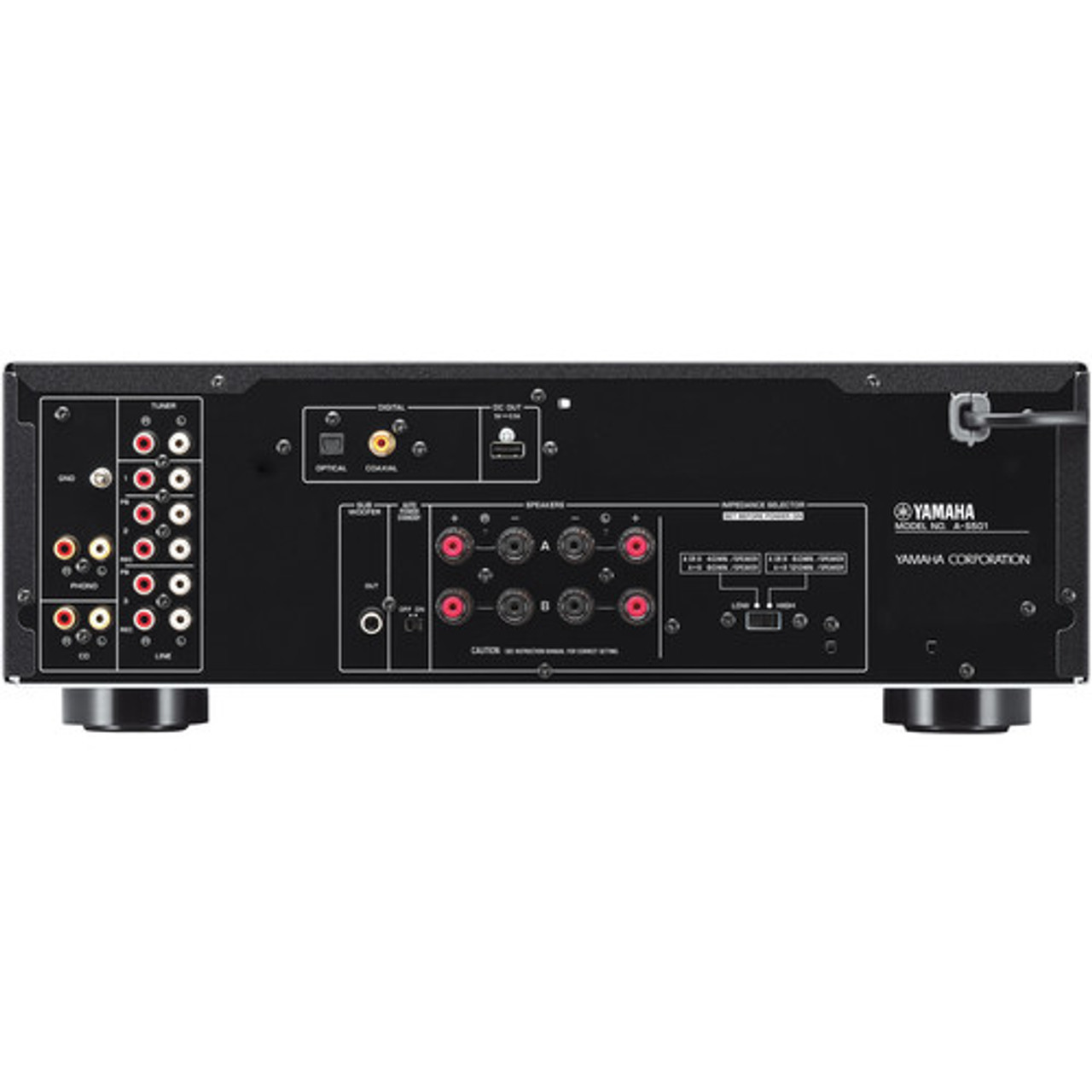 Yamaha A-S501 Integrated Amplifier (Black) - Omega Broadcast & Cinema