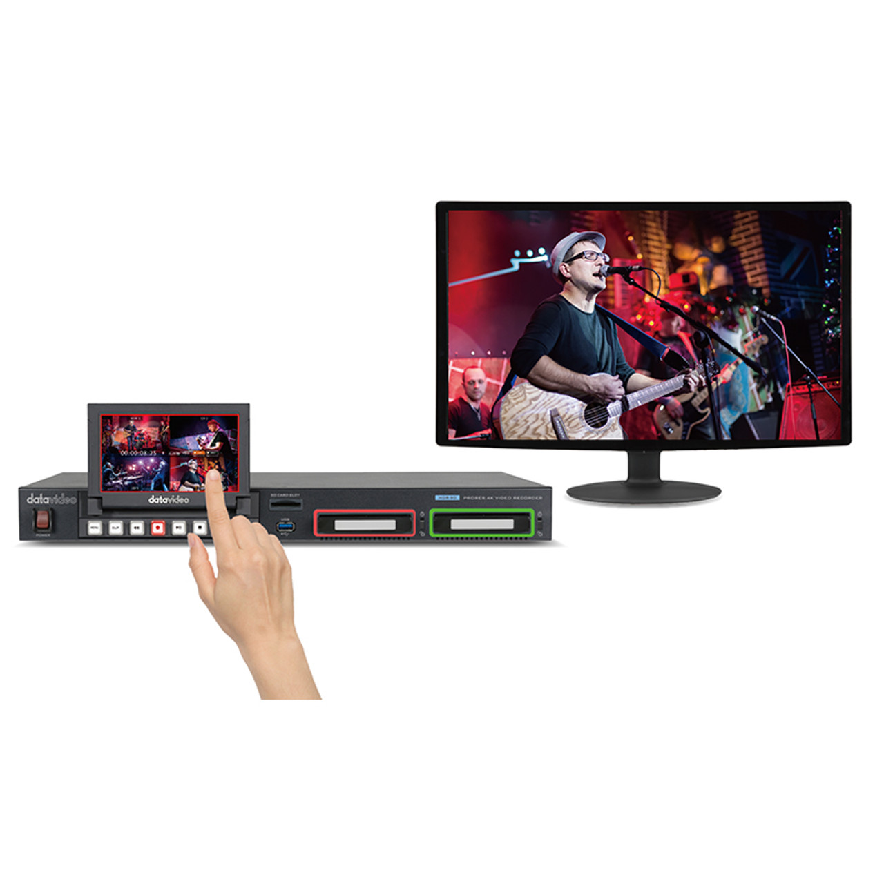 Datavideo ProRes UHD 4K Video Recorder HDR-90 B&H Photo Video