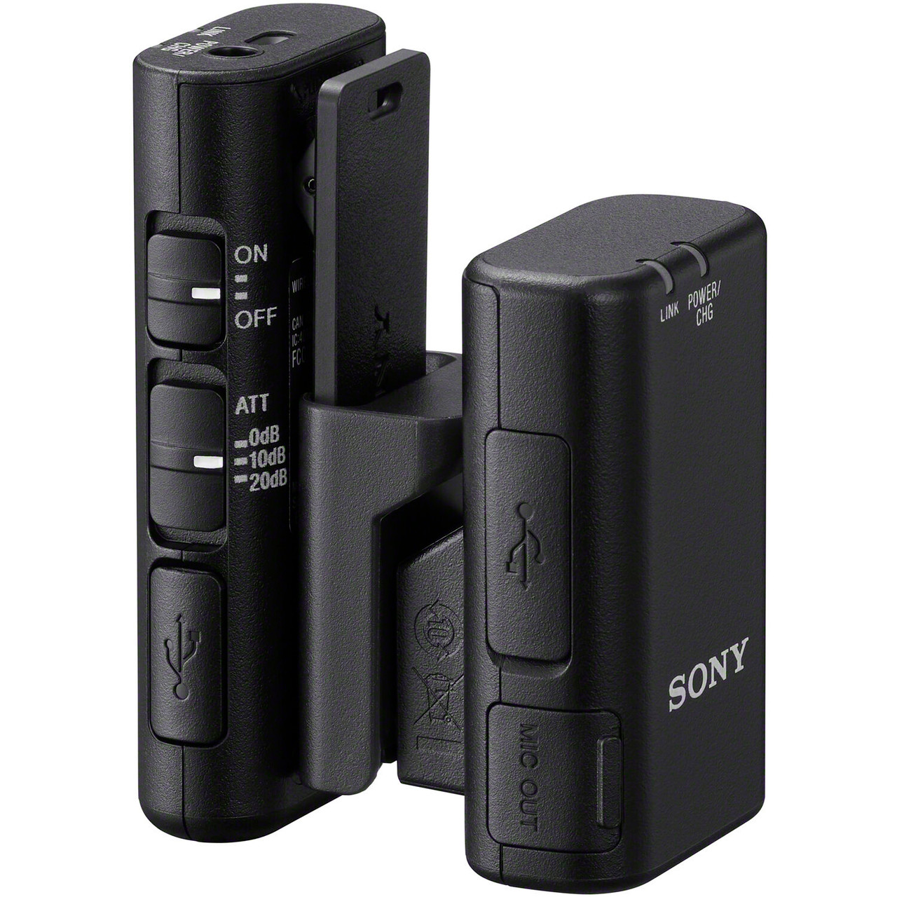 Sony ECM-W2BT Camera-Mount Digital Bluetooth Wireless Microphone 