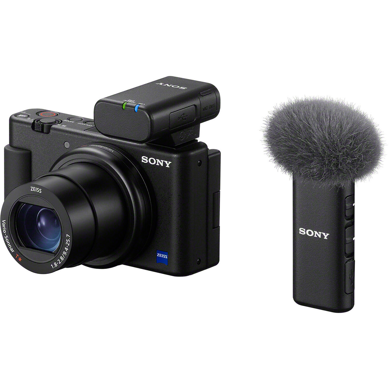 Sony ECM-W2BT Camera-Mount Digital Bluetooth Wireless Microphone System for  Sony Cameras