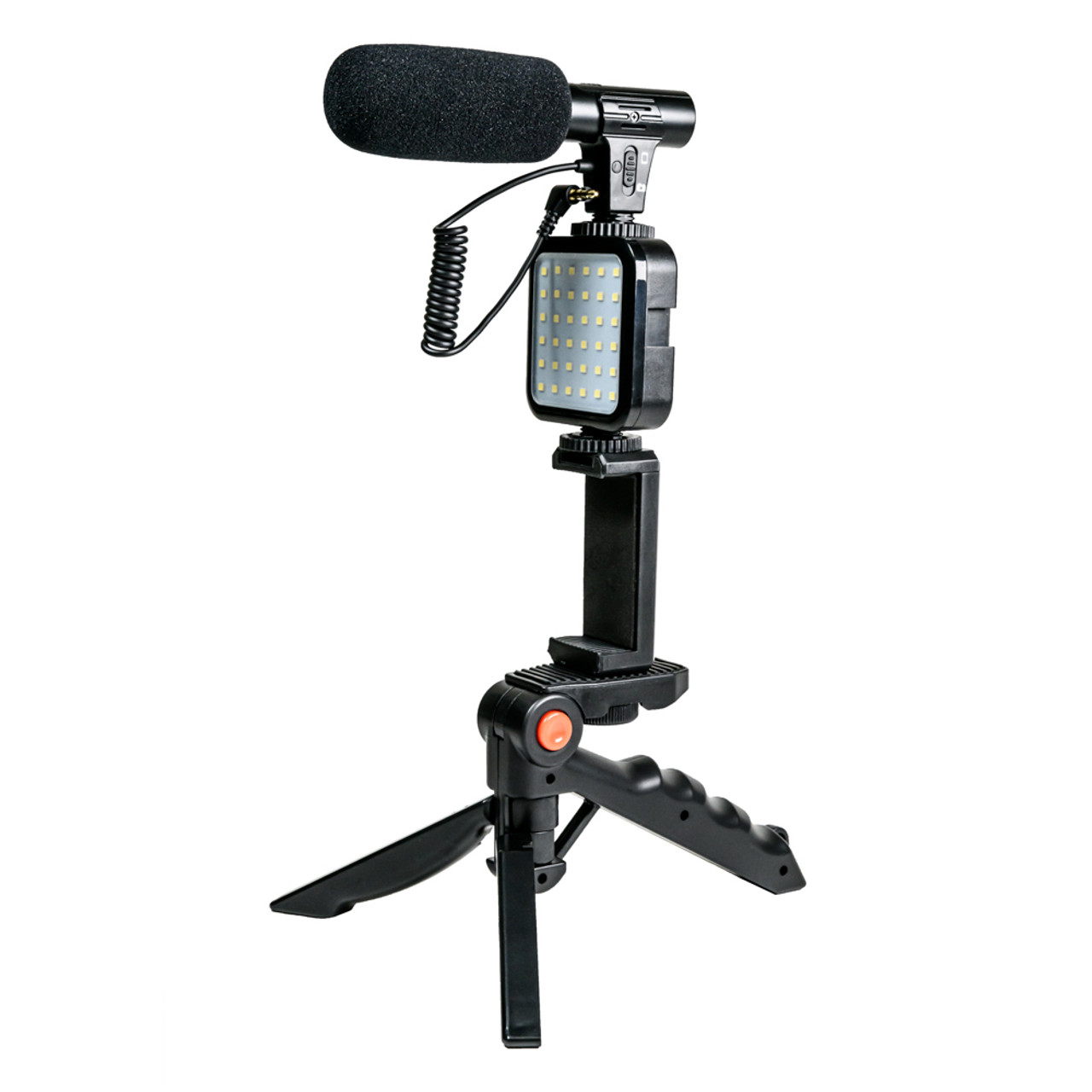 wasserette Rusland honderd Savage MIC-VLOGGER-KIT Mobile Vlogging Kit with Microphone, Light &  Adaptable Stand