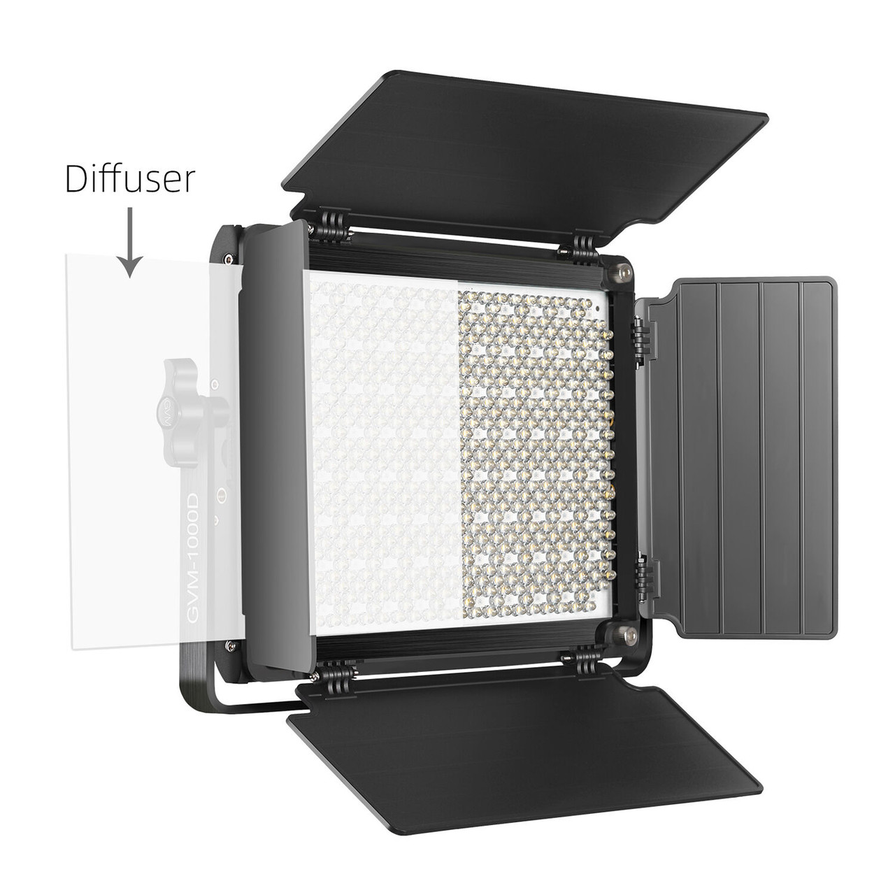  GVM 3 Pack LED Video Lighting Kits with APP Control