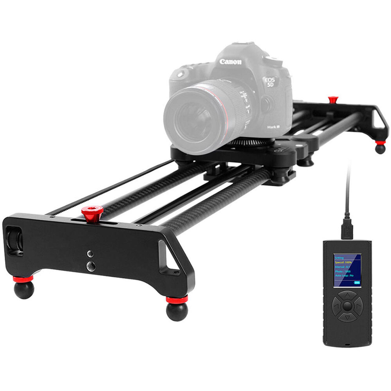 GVM GP-80QD Professional Video Carbon Fiber Motorized Camera