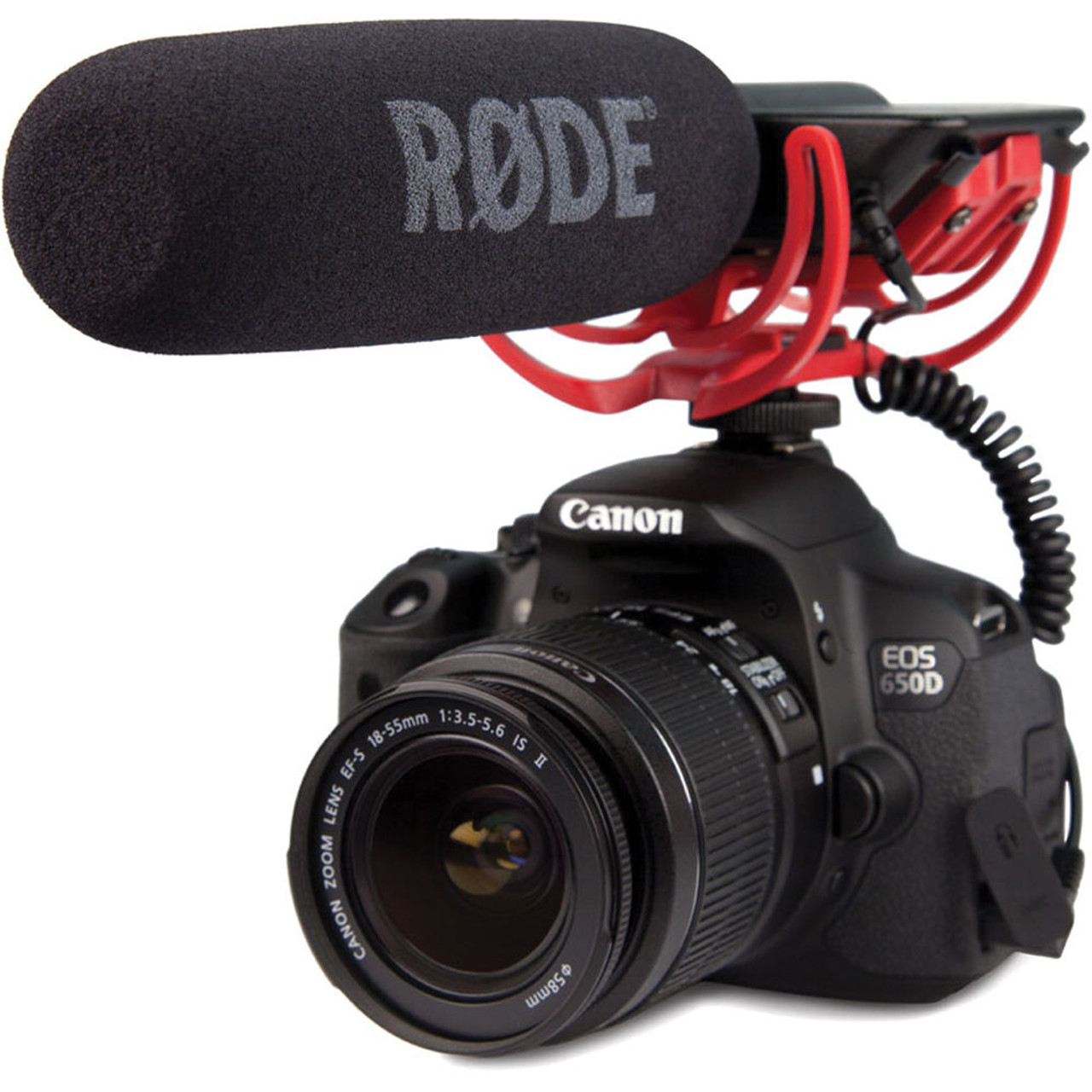 terwijl Zogenaamd metalen Rode VideoMic Camera-Mount Shotgun Microphone