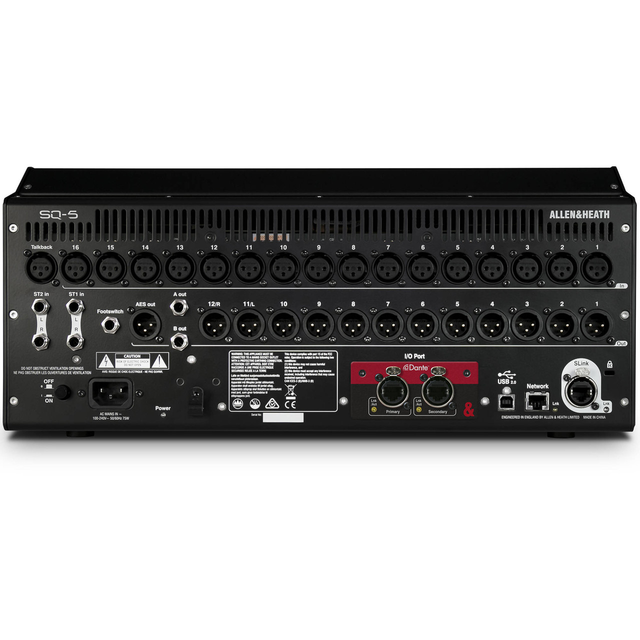 Allen & Heath SQ-5 48-Channel / 36-Bus Digital Mixer with 16+1
