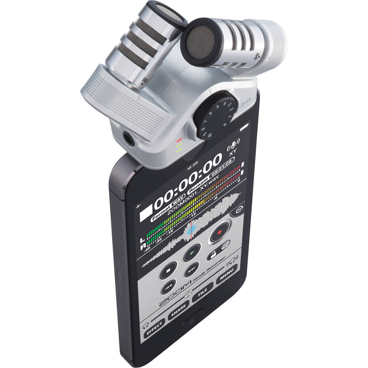 Zoom iQ6 Stereo X/Y Microphone for iOS Devices with Lightning