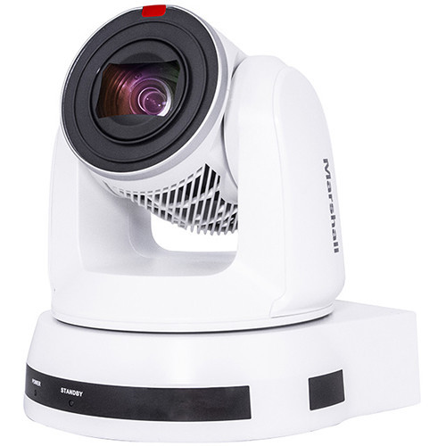 Marshall Electronics CV630-IPW Broadcast Pro AV UHD 4K IP PTZ Camera (White)
