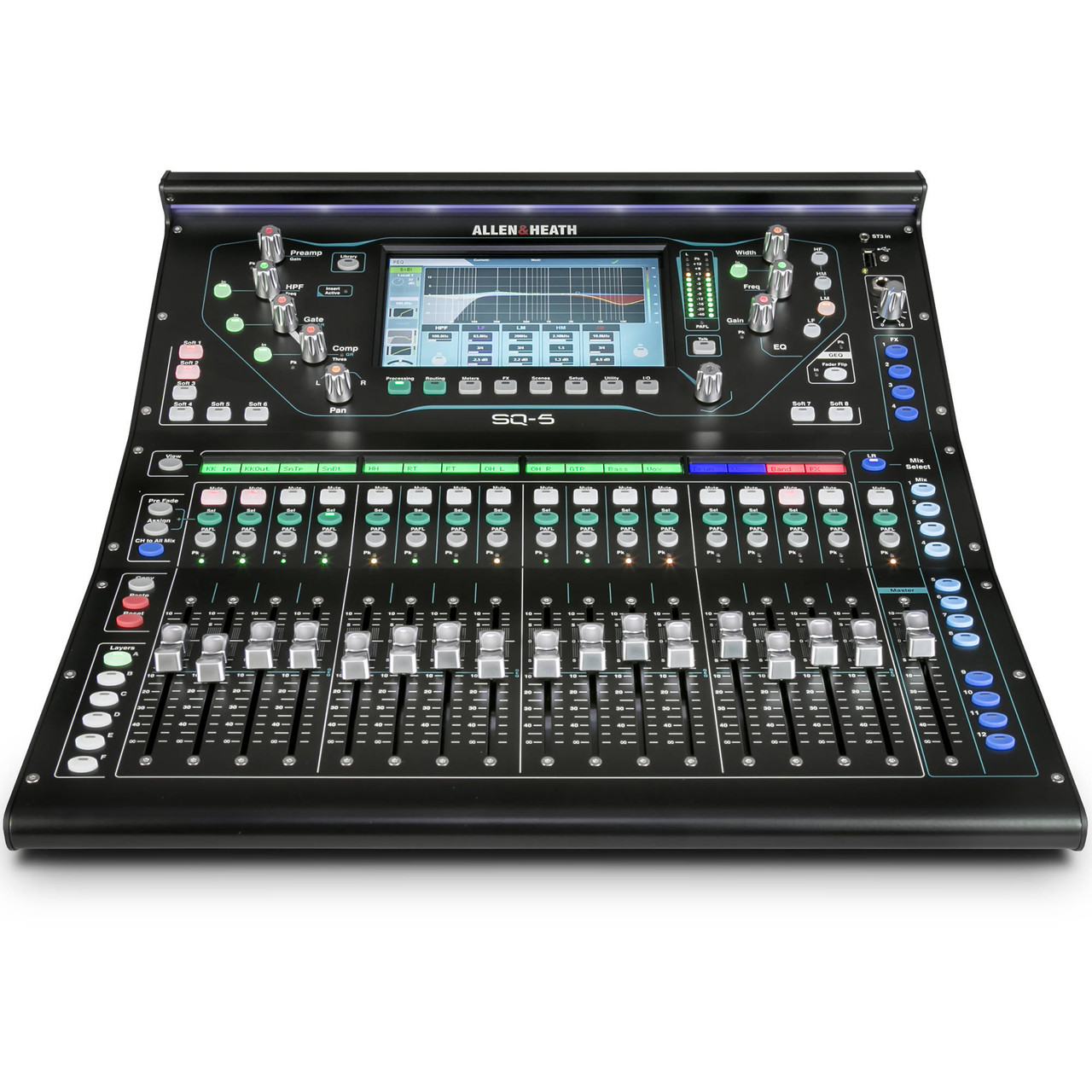 Allen & Heath SQ-5 48-Channel / 36-Bus Digital Mixer with 16+1