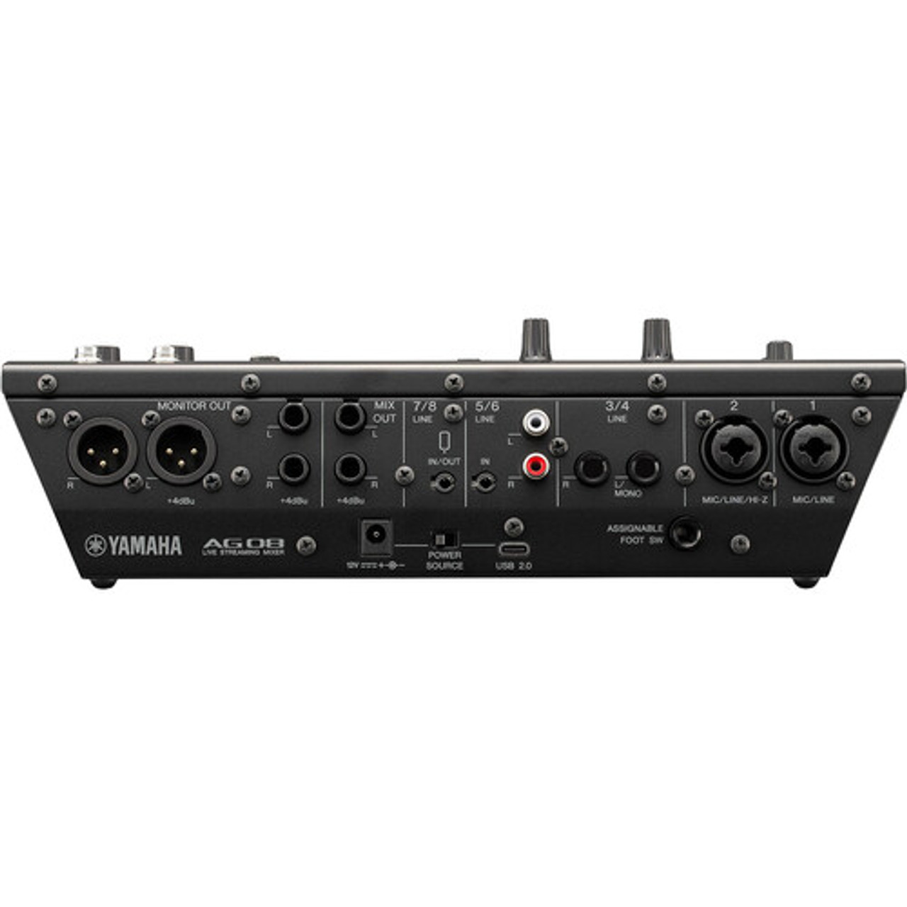 Yamaha AG08 All-In-One Live Streaming Mixer (Black)