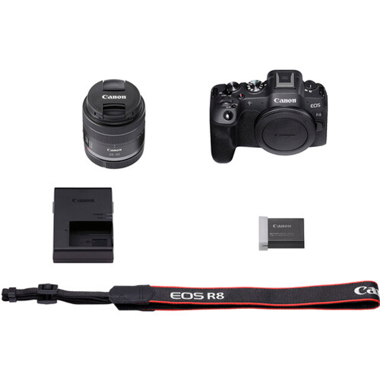 Canon - R8 EOS Mirrorless Camera with 24-50mm Lens