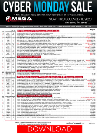 Cyber Monday List