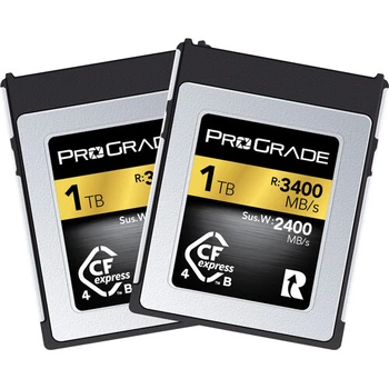ProGrade Digital 512GB CFexpress 4.0 Type B Gold Memory Card (2-Pack)