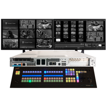 Vizrt TriCaster Vizion Rack 8 & Flex Control Panel Bundle 