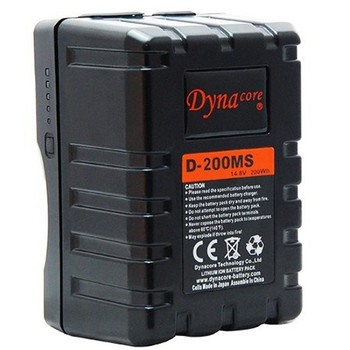 USED Dynacore D-200MS RUGGED Compact Low Profile V-Mount Li-ion Battery, (14.4V, 200Wh)